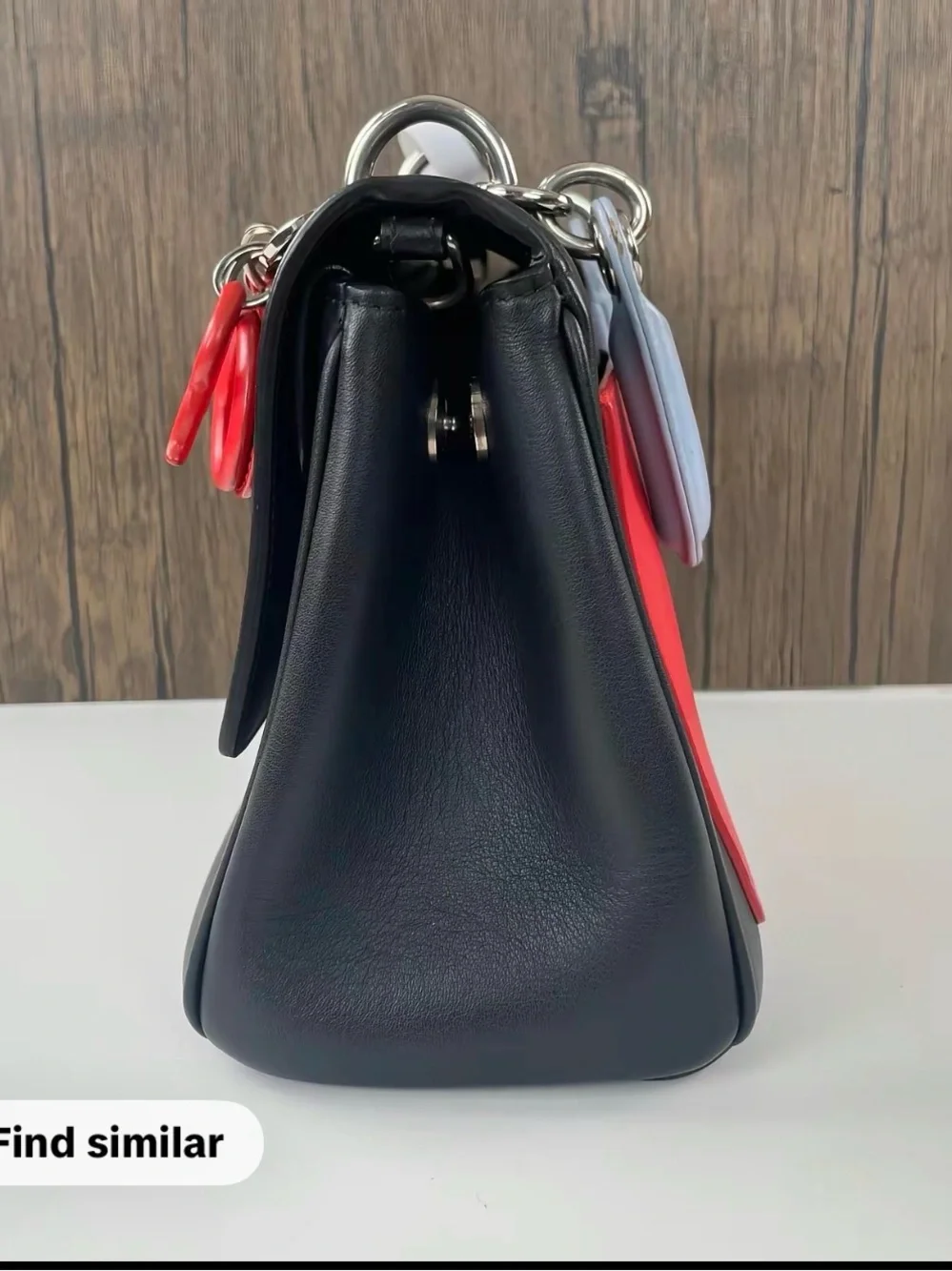 Dior structured satchel